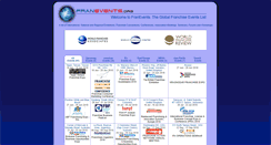 Desktop Screenshot of franevents.org